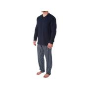 Heren Pyjama Nachtkleding Calida , Blue , Heren