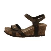 Zwarte Sandalen Panama Jack , Black , Dames