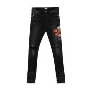 Zwarte Klassieke Knoopsluiting Jeans Amiri , Black , Heren