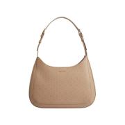 Beige Schoudertassen Calvin Klein , Brown , Dames