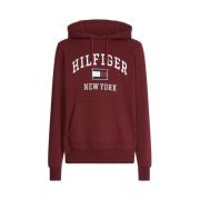 Moderne Varsity Hoody Sweater Tommy Hilfiger , Brown , Heren