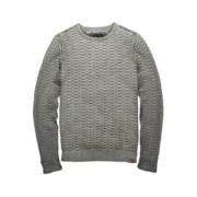 Katoenen Crewneck Pullover PME Legend , Gray , Heren