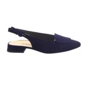 Blauwe Suède Blokhak Pumps Paul Green , Blue , Dames