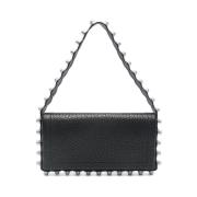 Zwarte Schoudertas met Magnetische Sluiting Alexander Wang , Black , D...