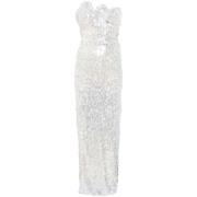 Strapless Pailletten Versierde Witte Jurk Christopher Esber , White , ...