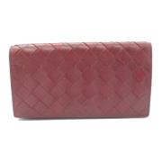 Pre-owned Leather wallets Bottega Veneta Vintage , Brown , Dames