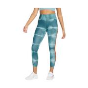 Groene Luxe Leggings Nike , Blue , Dames