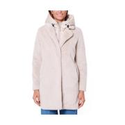 Nepbont Gevoerde Jas Boter BomBoogie , Beige , Dames