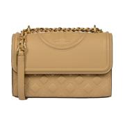 Kleine Omvormbare Schoudertas Tory Burch , Beige , Dames