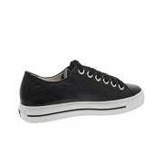 Stijlvolle damessneakers van leer Paul Green , Black , Dames