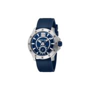 Frank Muller Heren Quartz Horloge Roberto Cavalli , Blue , Heren