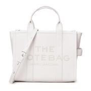 Witte pareltextuur tas met logodetails Marc Jacobs , White , Dames