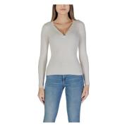 Herfst/Winter Dames T-Shirts Collectie Guess , Gray , Dames