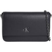 Minimal Monogram Crossbody Tas Calvin Klein , Black , Dames