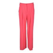 Elegante Avondbroek Polyester Elastaan Patrizia Pepe , Pink , Dames