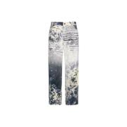 Appaloosa Print Jeans Rits Knoopsluiting Roberto Cavalli , Multicolor ...