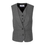 Stijlvolle Gilet voor Mannen Mauro Grifoni , Gray , Dames