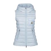 Mouwloos Glygos Vest voor vrouwen Moncler , Blue , Dames