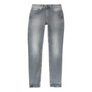 Moderne Skinny Jeans met Comfort en Stijl Dondup , Gray , Heren