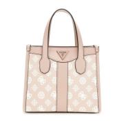 Silvana 2 Compartiment Tote Bag Guess , Pink , Dames