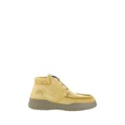 Suède Veterschoenen voor Casual Enkellaarzen Burberry , Yellow , Heren