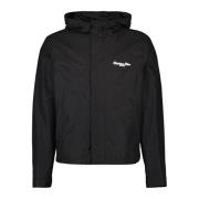 Stijlvolle Windbreaker Jas Zwart Dior , Black , Heren