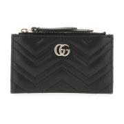 Stijlvolle Portemonnee voor Mannen en Vrouwen Gucci , Black , Dames