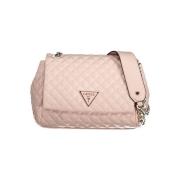 Roze Polyethyleen Schoudertas Guess , Pink , Dames