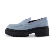 Iona loafer suede - Blauw Shoe the Bear , Blue , Dames