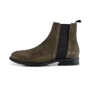 Linea chelsea boot suede - Stone Shoe the Bear , Gray , Heren