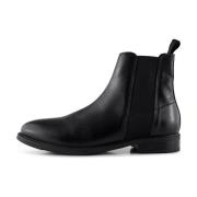 Linea chelsea boot leer - Zwart Shoe the Bear , Black , Heren