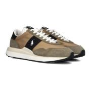 Beige Train 89 Heren Sneakers Polo Ralph Lauren , Beige , Heren