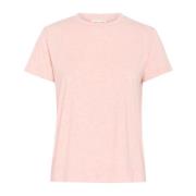 Lichtroze Melange Tee Top InWear , Pink , Dames