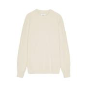 Lichtgewicht Crewneck Sweater met Stijlvolle Details Nn07 , Beige , He...