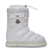 Gaia Zak Sneeuwlaarzen - Wit, Waterdicht, Gevuld met dons Moncler , Wh...