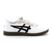 Retro stijl sportschoenen wit-zwart Asics , White , Heren