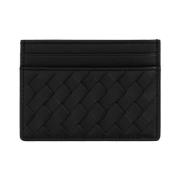 Leren Creditcardhouder Boggi Milano , Black , Heren