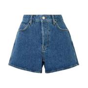 Biologische Denim Shorts Anine Bing , Blue , Dames