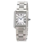 Pre-owned Glass watches Cartier Vintage , Gray , Dames