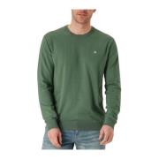 Groene Regular Fit Crewneck Sweater Scotch & Soda , Green , Heren