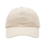 Vintage Trucker Petje van Katoen Anine Bing , Beige , Dames