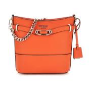 Silvye Bucket Orange Handtas Guess , Orange , Dames