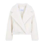 Korte Teddy Spijkerjas Max Mara , White , Dames