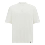 Katoenen Jersey T-shirt Boggi Milano , White , Heren