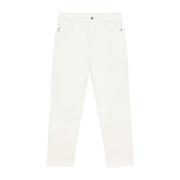 Bull Essential Broek Patrizia Pepe , White , Dames