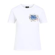 Witte T-shirt voor vrouwen Etro , White , Dames