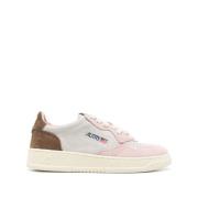 Roze Sneakers met Logo Detail Autry , Multicolor , Dames