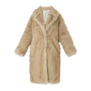 Damesjas met nepbont Stijlvol Winter Liu Jo , Beige , Dames