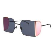 Stijlvolle zonnebril Hl003 voor de zomer Mykita , Black , Unisex