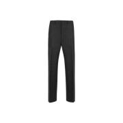 Geruite wollen broek met sluiting Prada , Gray , Heren